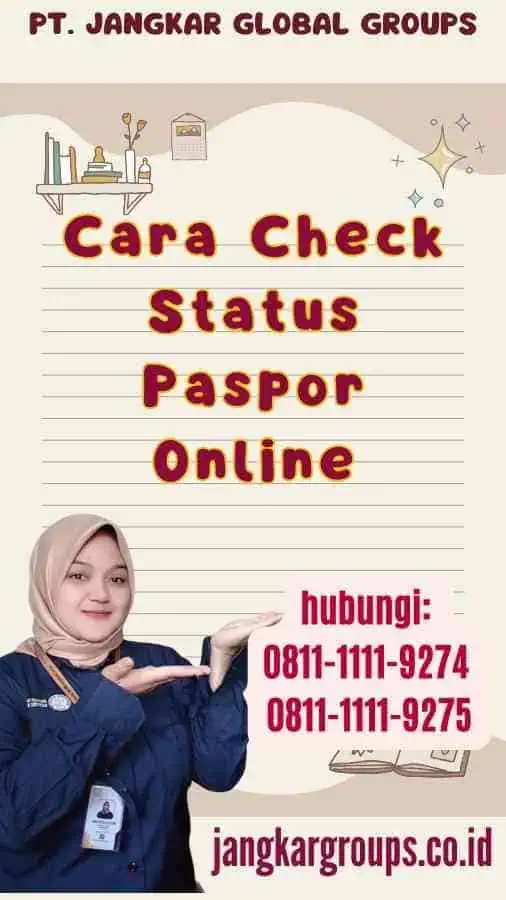 Cara Check Status Paspor Online