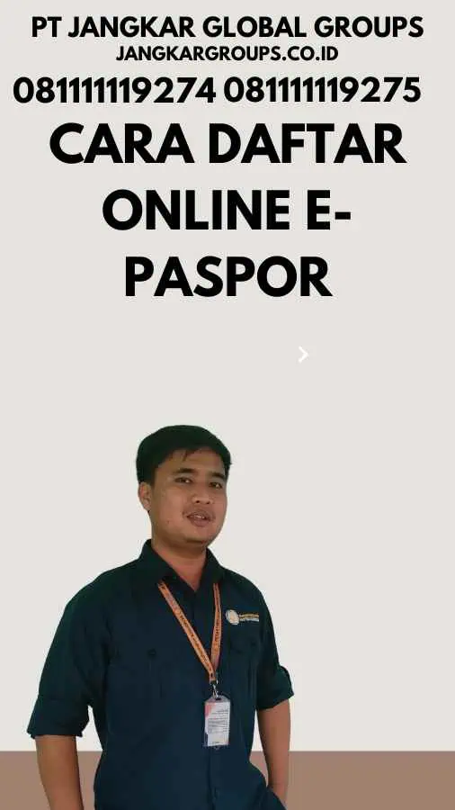 Cara Daftar Online E-Paspor