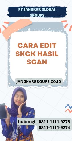 Cara Edit SKCK Hasil Scan