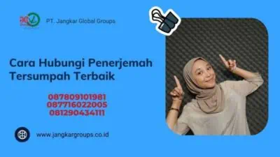 Cara Hubungi Penerjemah Tersumpah