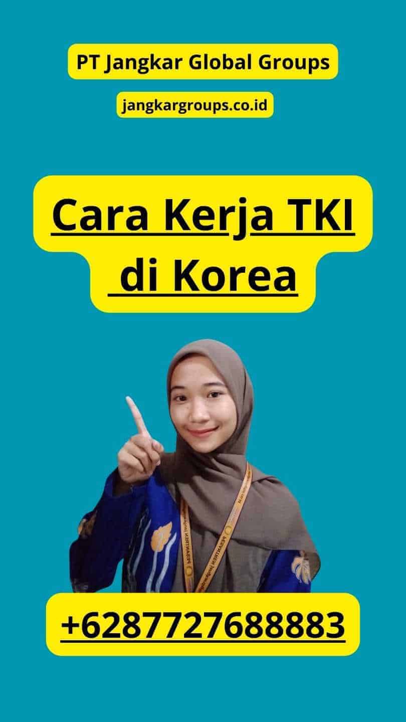 Cara Kerja TKI di Korea