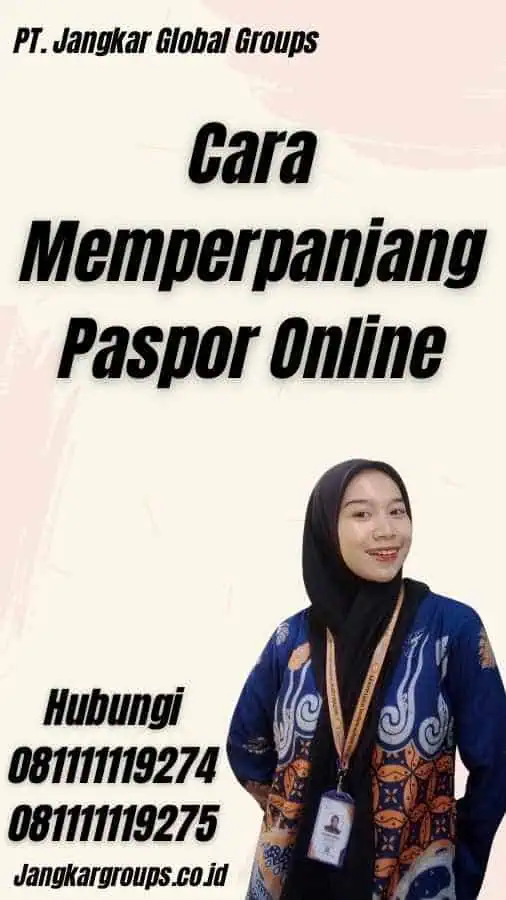 Cara Memperpanjang Paspor Online