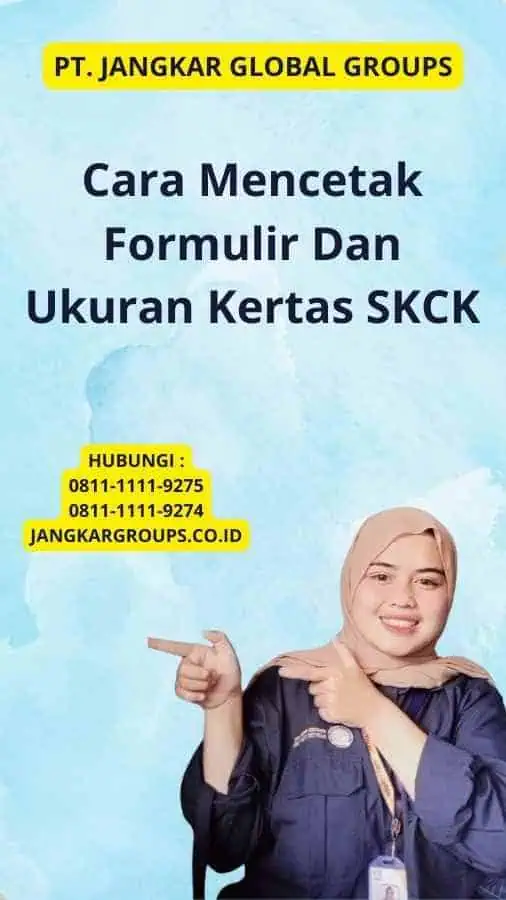 Cara Mencetak Formulir Dan Ukuran Kertas SKCK