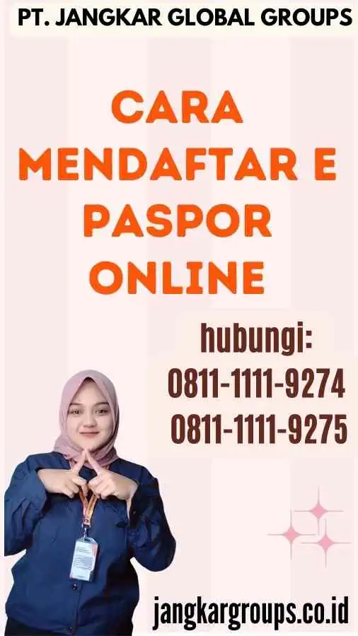 Cara Mendaftar E Paspor Online