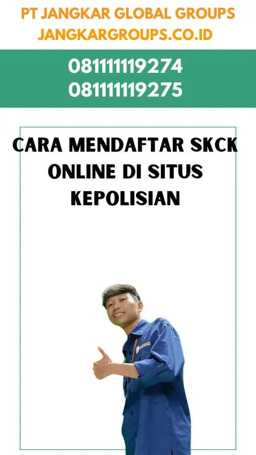 Cara Mendaftar SKCK Online di Situs Kepolisian