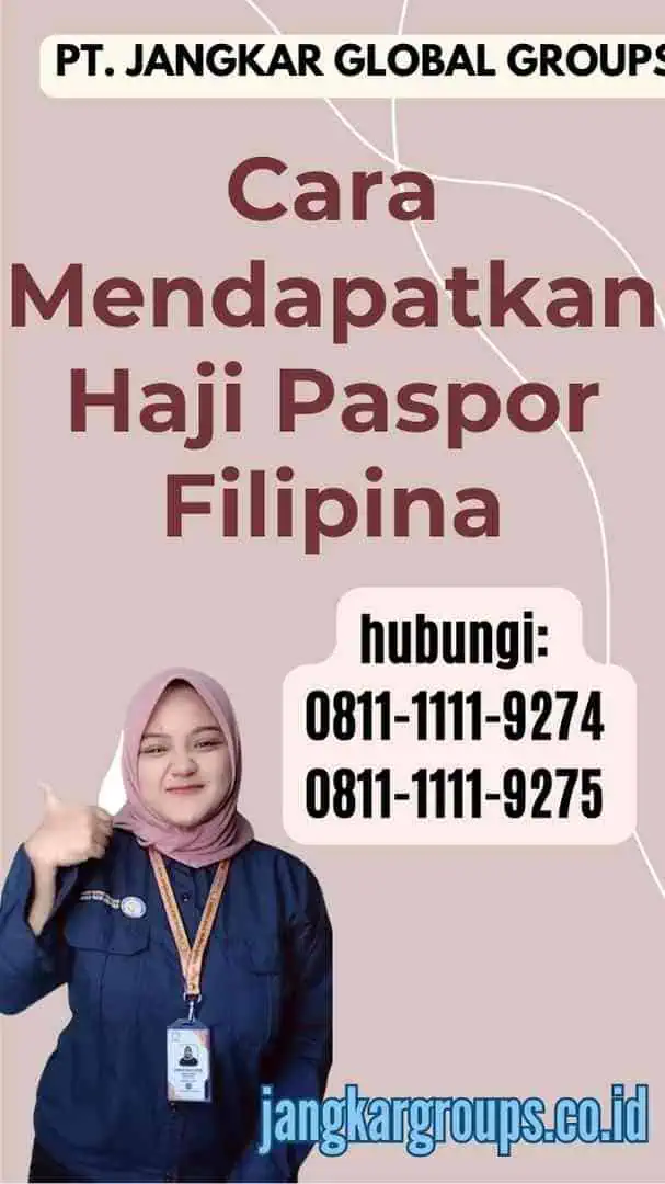 Cara Mendapatkan Haji Paspor Filipina