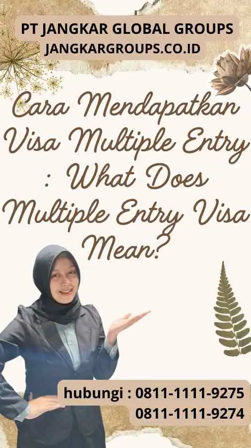 Cara Mendapatkan Visa Multiple Entry What Does Multiple Entry Visa Mean