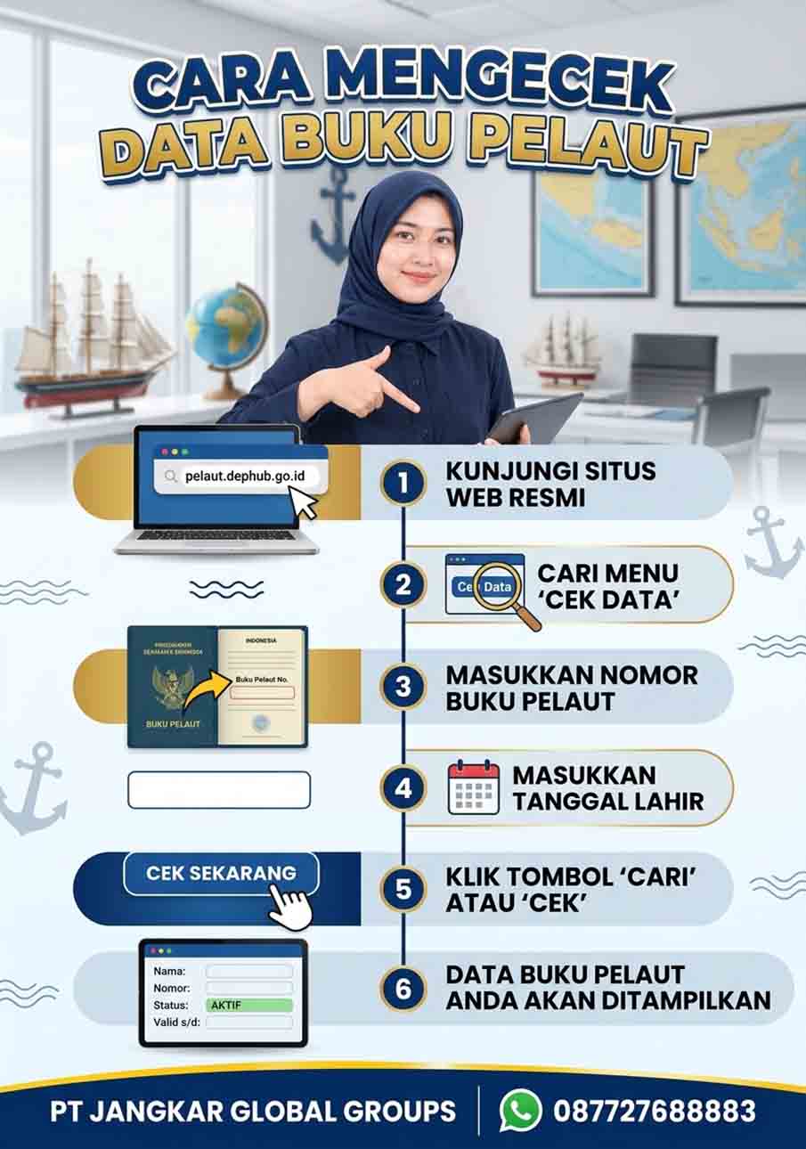 Cara Mengecek Data Buku Pelaut