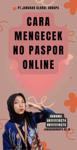 Cara Mengecek No Paspor Online