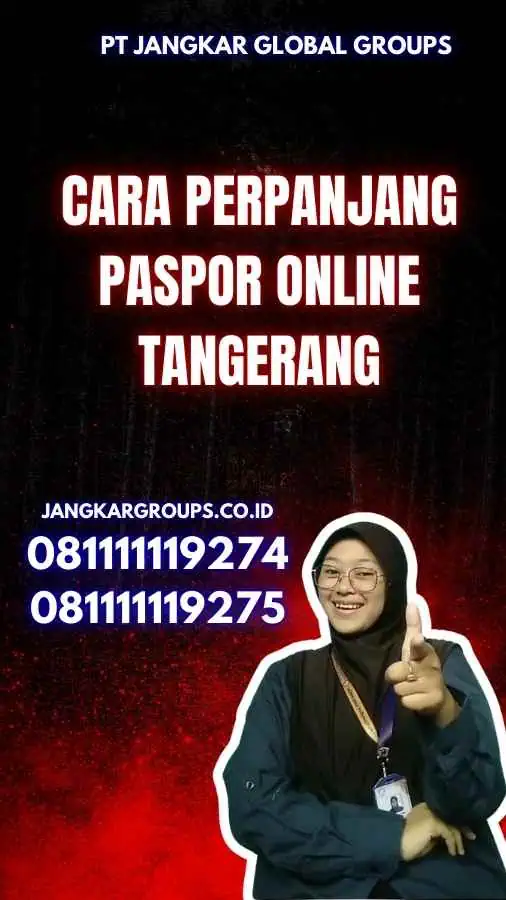 Cara Perpanjang Paspor Online Tangerang