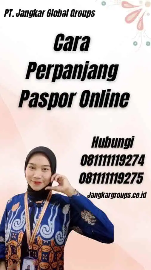 Cara Perpanjang Paspor Online