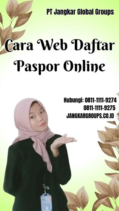 Cara Web Daftar Paspor Online