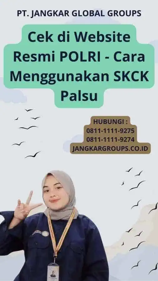 Cek di Website Resmi POLRI - Cara Menggunakan SKCK Palsu