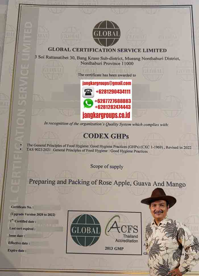 Codex GHPs Thailand