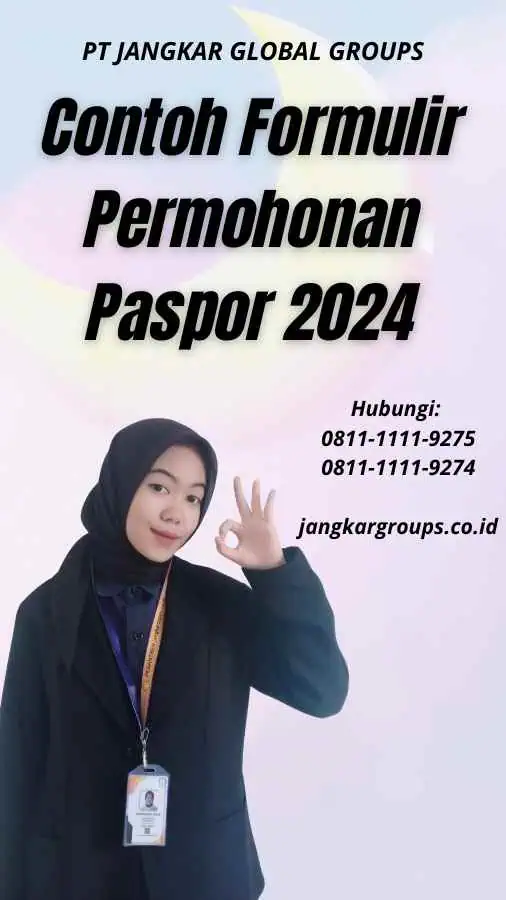 Contoh Formulir Permohonan Paspor 2024