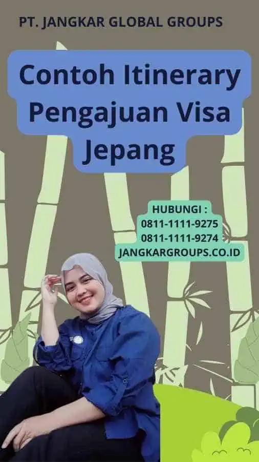 Contoh Itinerary Pengajuan Visa Jepang