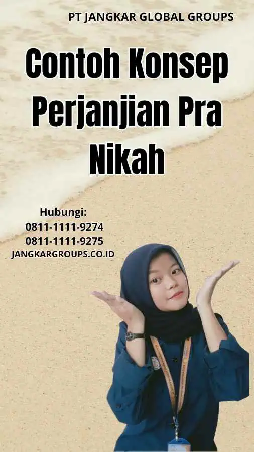 Contoh Konsep Perjanjian Pra Nikah