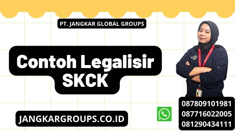 Contoh Legalisir SKCK 