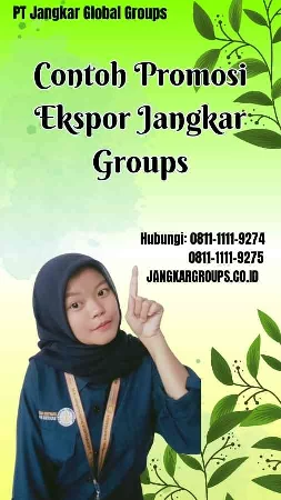 Contoh Promosi Ekspor Jangkar Groups