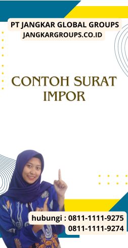 Contoh Surat Impor