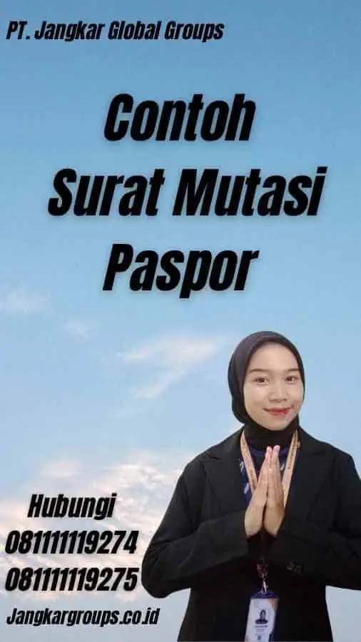 Contoh Surat Mutasi Paspor