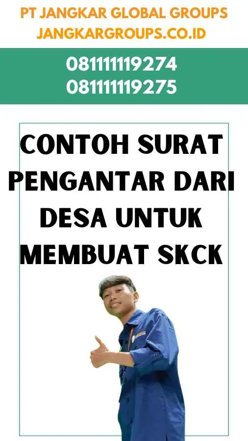 Contoh Surat Pengantar Dari Desa Untuk Membuat SKCK