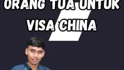 Contoh Surat Pernyataan Orang Tua Untuk Visa China