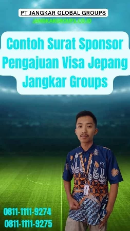 Contoh Surat Sponsor Pengajuan Visa Jepang Jangkar Groups