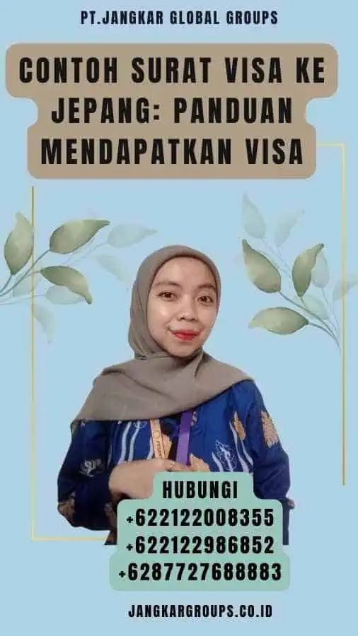 Contoh Surat Visa ke Jepang Panduan Mendapatkan Visa