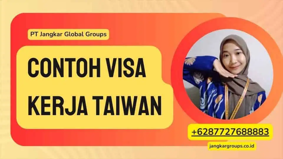 Contoh Visa Kerja Taiwan