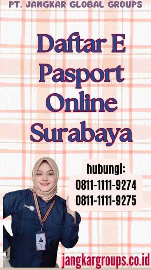 Daftar E Pasport Online Surabaya