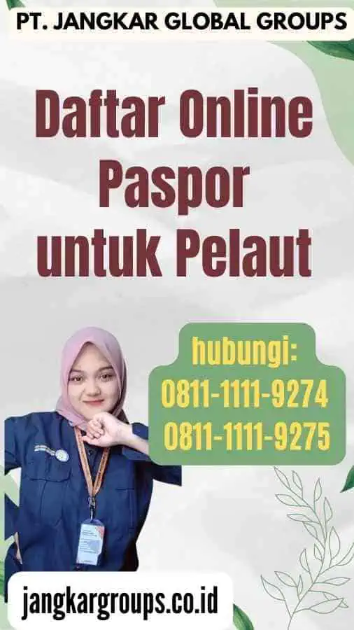 Daftar Online Paspor untuk Pelaut