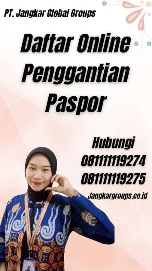 Daftar Online Penggantian Paspor