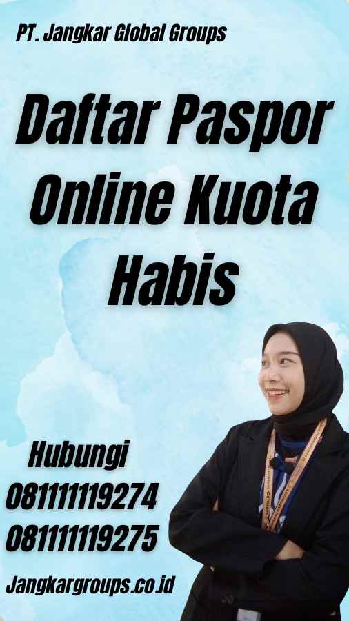 Daftar Paspor Online Kuota Habis