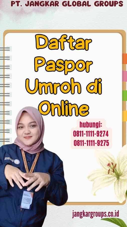 Daftar Paspor Umroh di Online