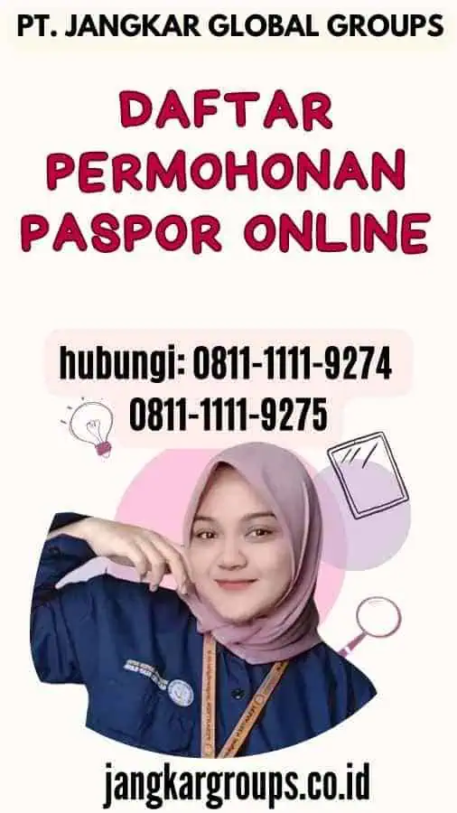 Daftar Permohonan Paspor Online