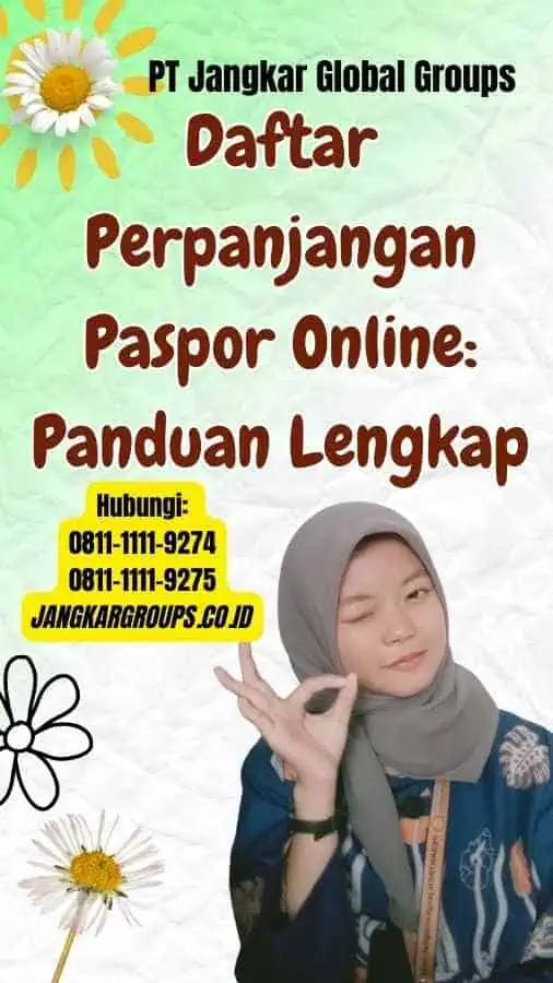 Daftar Perpanjangan Paspor Online Panduan Lengkap