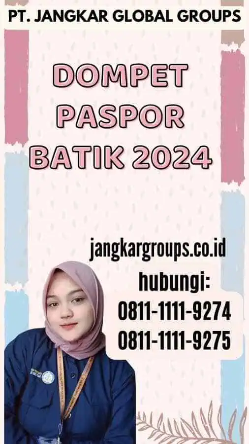 Dompet Paspor Batik 2024