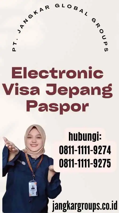 Electronic Visa Jepang Paspor