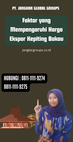 Faktor yang Mempengaruhi Harga Ekspor Kepiting Bakau