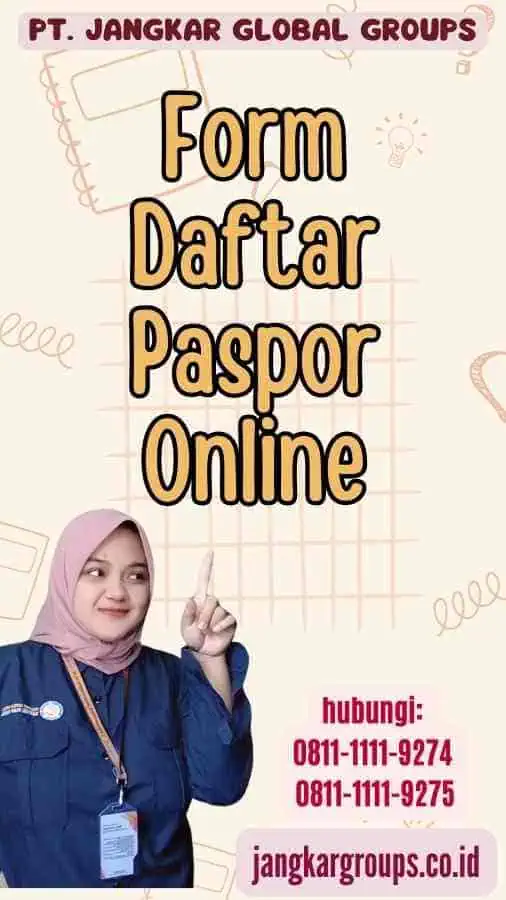 Form Daftar Paspor Online