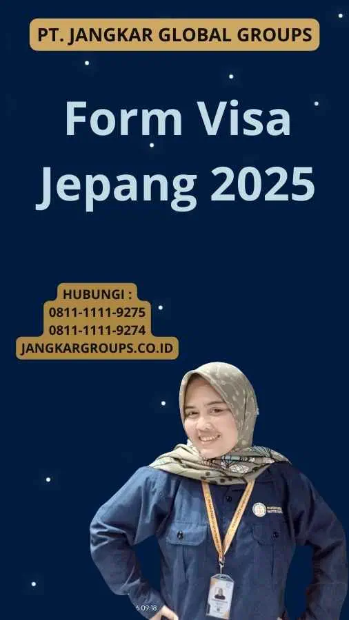 Form Visa Jepang 2025