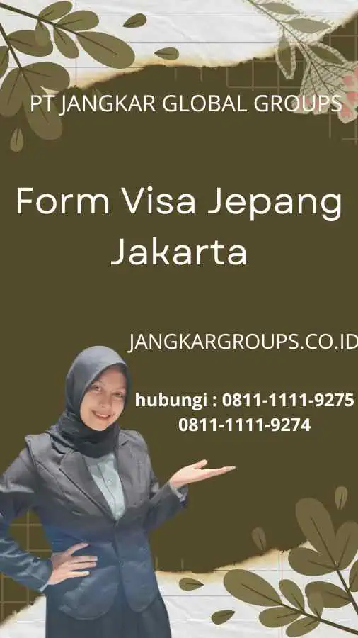 Form Visa Jepang Jakarta