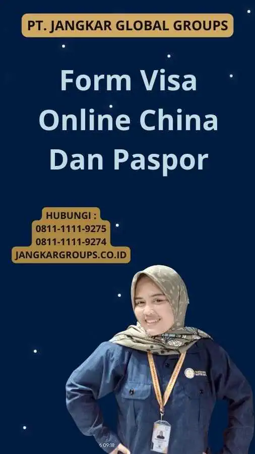 Form Visa Online China Dan Paspor