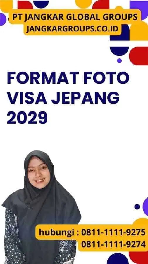 Format Foto Visa Jepang 2029