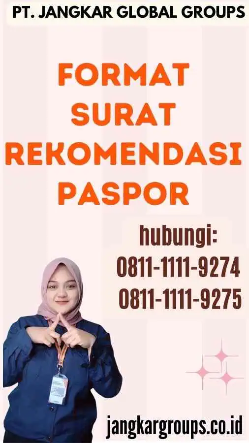 Format Surat Rekomendasi Paspor