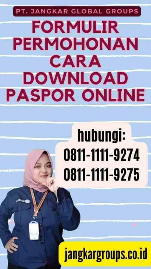 Formulir Permohonan Cara Download Paspor Online