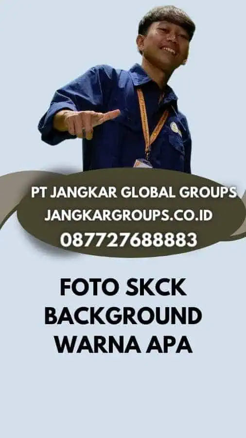 Foto SKCK Background Warna Apa