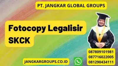 Fotocopy Legalisir SKCK