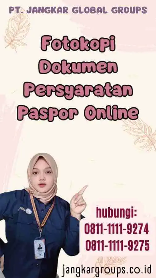 Fotokopi Dokumen Persyaratan Paspor Online